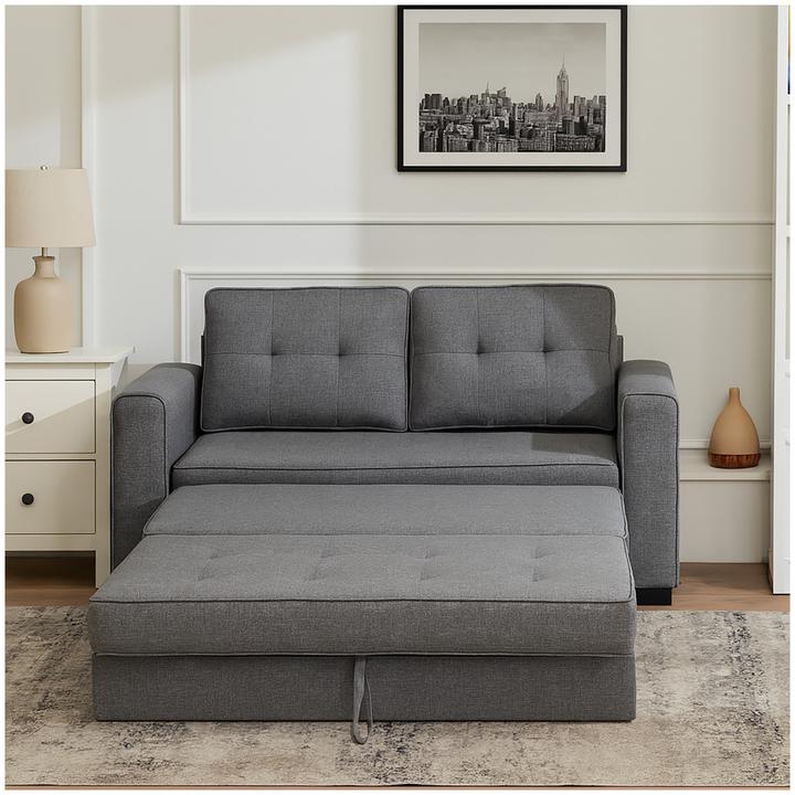 Actual product image HTI-Living Zweisitzer mit Schlaffunktion Hellbrau Azaria (2 person sofa)