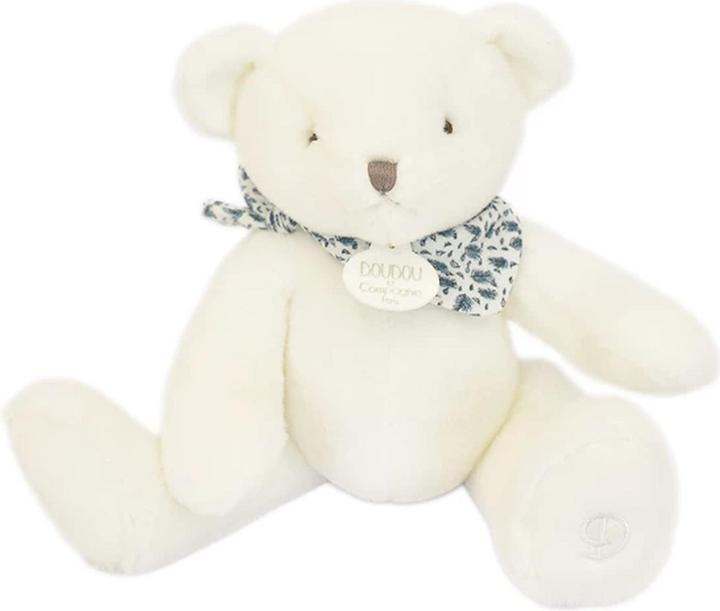 Actual product image Doudou et Compagnie Bear, white 25cm (23 cm)