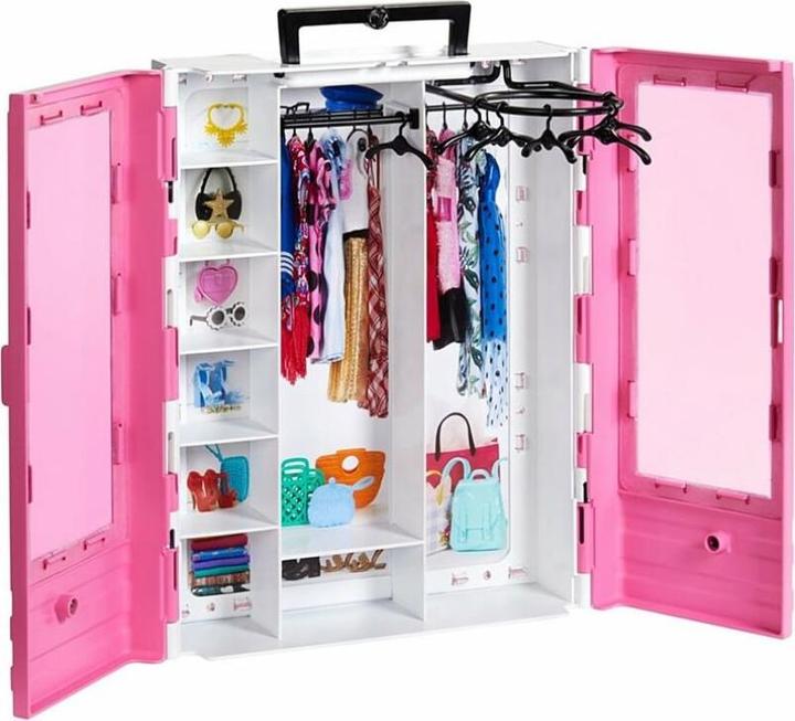 Barbie Le Dressing de Rêve de (poupée non incluse) - Mobilier pour Poupée Mannequin - 3 ans et +
