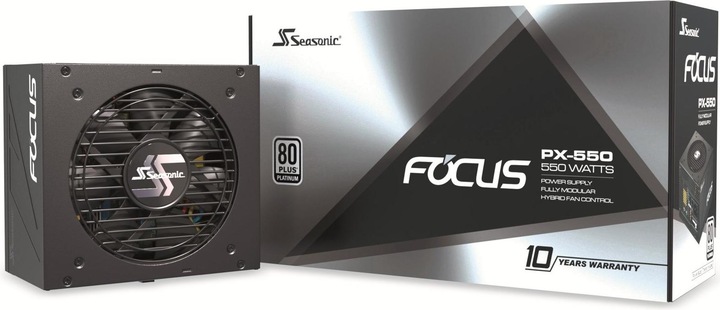 Actual product image Seasonic Focus PX (550 W)