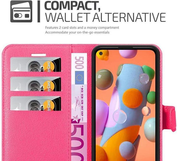 Actual product image Cadorabo Book with stand function cover (Samsung Galaxy A11)