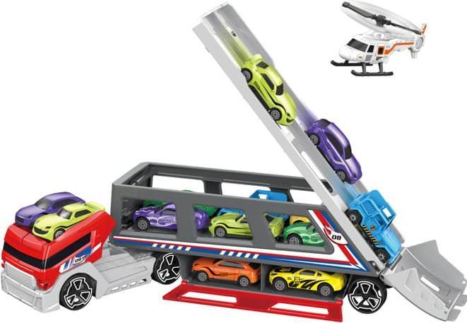 Besttoy Autotransporter mit 8 Fahrzeugen