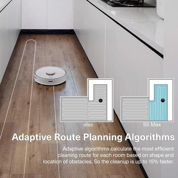 Immagine prodotto Roborock Robo Rock S5 Max (2000 Pa, Panni di pulizia (rotanti))