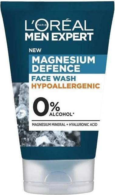 Image du produit L'Oréal Paris Men Expert Magnesium Defense Face Wash 100 ml (Crème nettoyante, 100 ml)