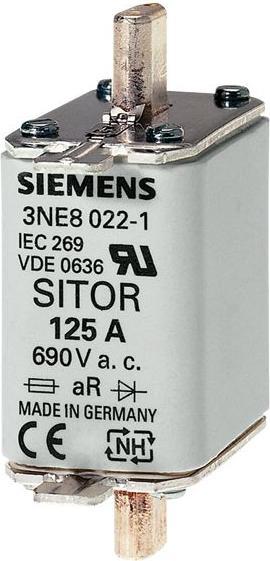 Siemens SITOR Sicherung 3NE1 690V 125A Grösse 00 (125 A)