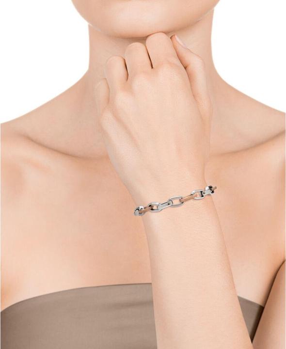 Productafbeelding Viceroy Elegante stalen tweekleurige armband Chic 75286P01010 (L)