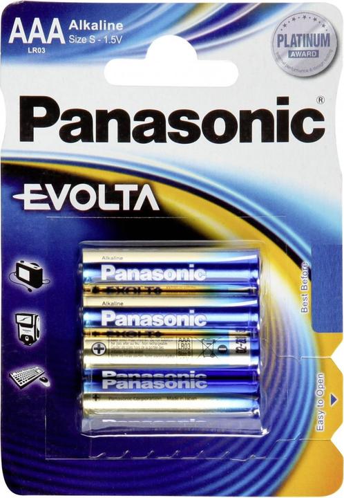 Panasonic Evolta (4 pcs., AAA / LR03 / Micro / R03 / AM4 / MN2400 / KR03)