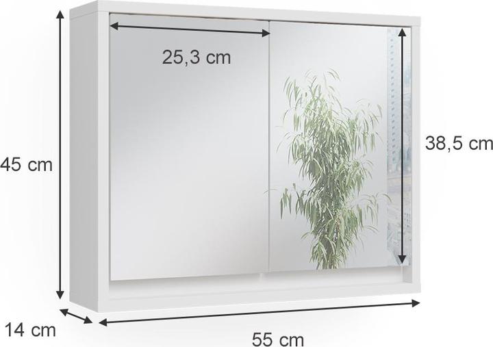 Produktbild Vicco Mila (55 x 45 x 14 cm)