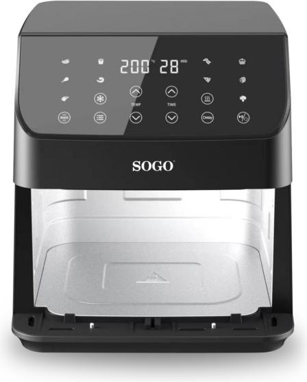 Image du produit Sogo Human Technology FRE-SS-10890 Friteuse à air chaud 1700W Protection contre la surchauffe, fonction