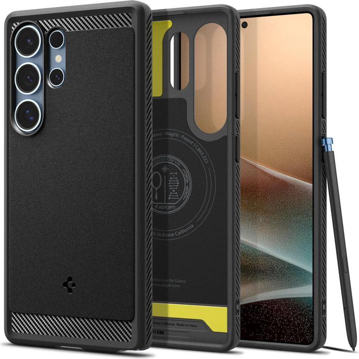 Spigen Étui Rugged Armor MagFit (Samsung Galaxy S25 Ultra)