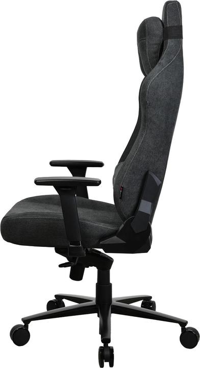 Produktbild Arozzi Vernazza XL - Chaise Gaming en tissu souple - Gris Sombre