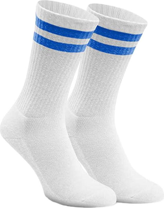 Weiß/blau