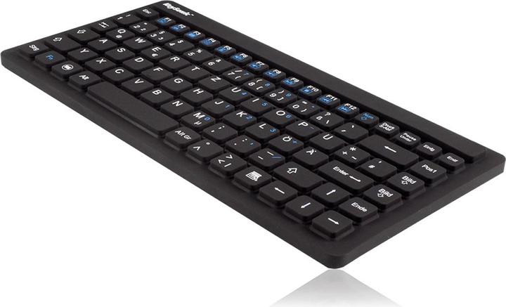 Actual product image KeySonic KSK-3230IN - Mini - Wired - USB - QWERTZ (DE, Cable)