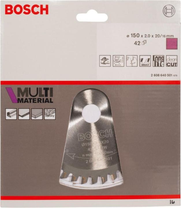 Actual product image Bosch Professional Zubehör PRO Multi Material circular saw blade, 150 x 2 x 20 mm