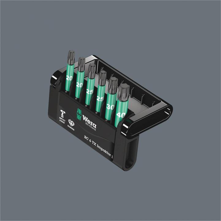 Image du produit Wera Bit-Check 6 TX Impaktor 1 (Six pans creux TX M30, Six pans creux TX M25, Six pans creux TX M40)