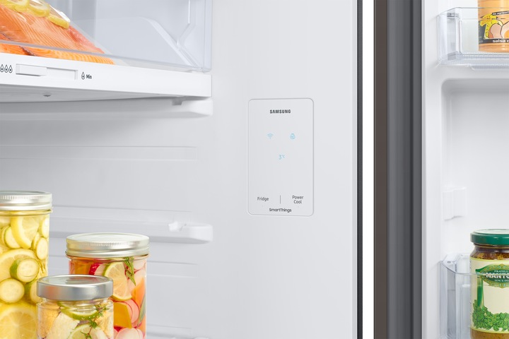 Actual product image Samsung BESPOKE AI 393 Double Door Refrigerator (393 l)