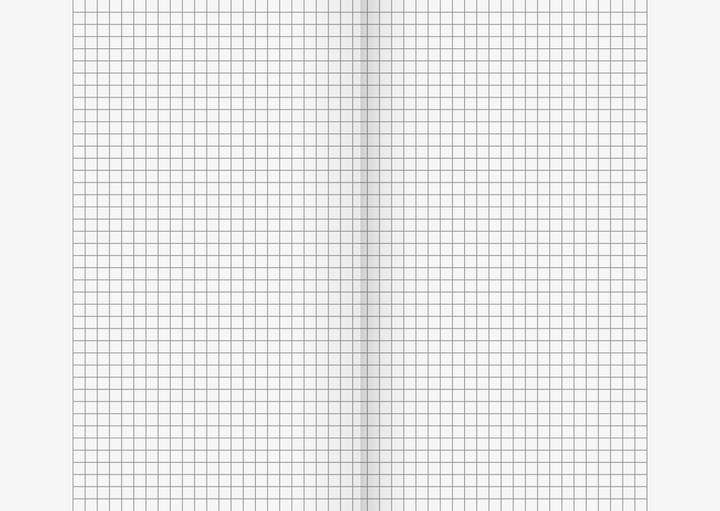 Actual product image Brunnen Exercise book recycled ruled 10 squared DIN A5 outer margin, 16 sheets (A5, Checked)