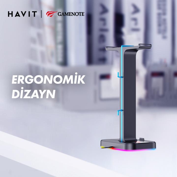 Productafbeelding Havit TH650 Hoofdtelefoonstandaard RGB