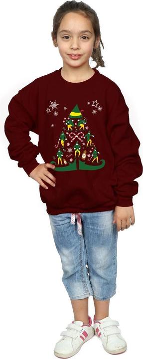 Produktbild Elf Christmas Tree Sweatshirt Mädchen (128)