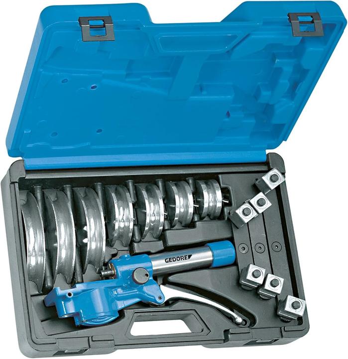 Actual product image Gedore 245610 Hand tube bender set, hydraulic, 8 pieces