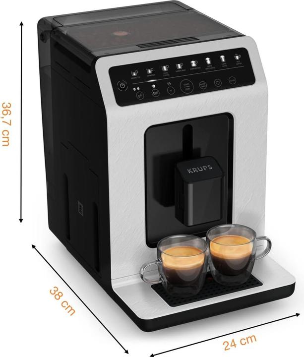 Image du produit Krups Machine à café automatique avec 7 boissons prédéfinies, système One Touch et fabrication en France