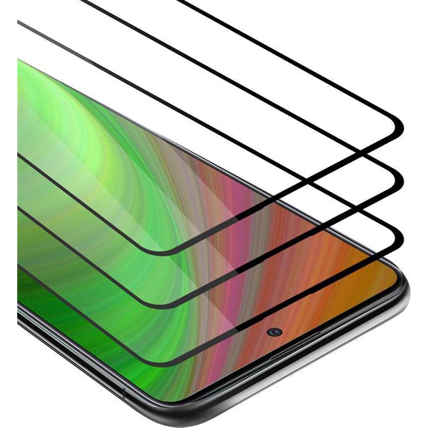 Thumbnail - Cadorabo Vollbild Displayschutzglas (3 Stück, Samsung Galaxy A51 5G), Smartphone Schutzfolie, Weiss
