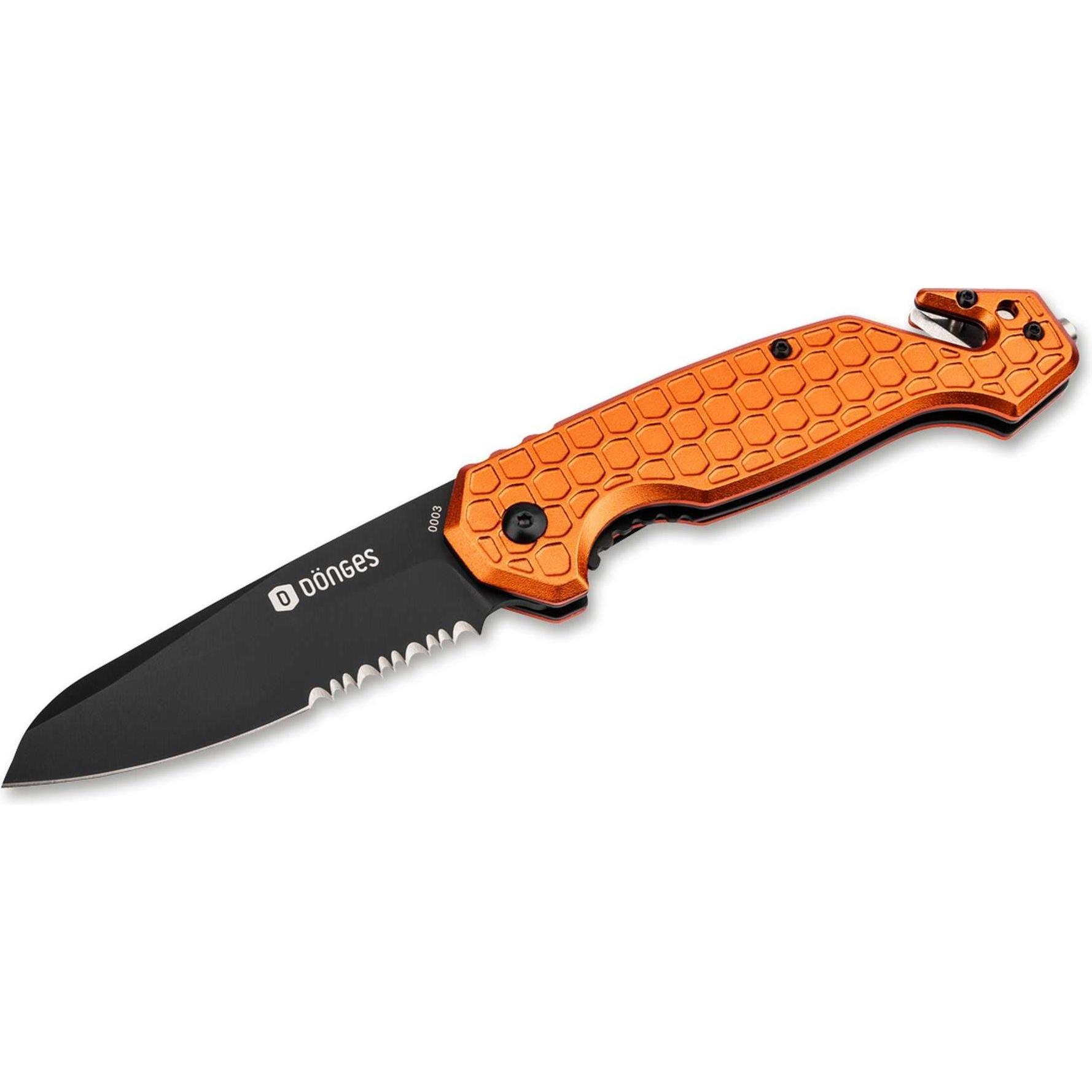 Dönges, Mehrzweckmesser, Rettungsmesser Basic, Rescue, Farbe Orange (8.50 cm)