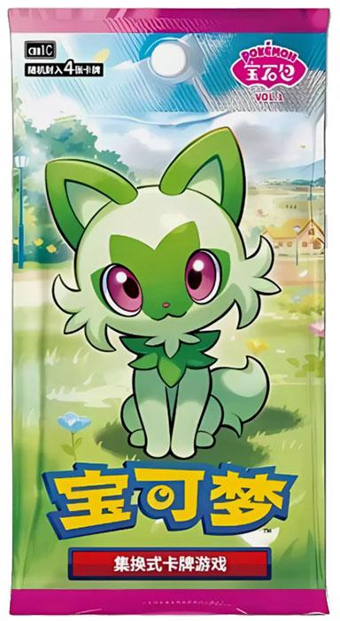 Productafbeelding Pokémon TCG: Chinese Horizons Gem CBB1C Vol.1 Booster Pack - CHN (Chinees, Booster Pack)