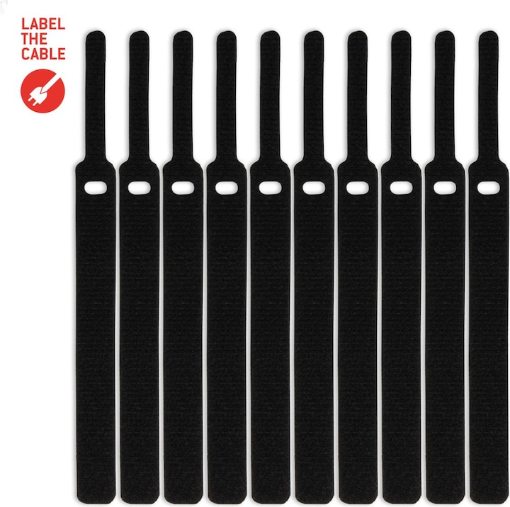 Actual product image Label-the-cable LTC Basic Straps (Velcro cable ties, 170 mm, 10 pcs.)