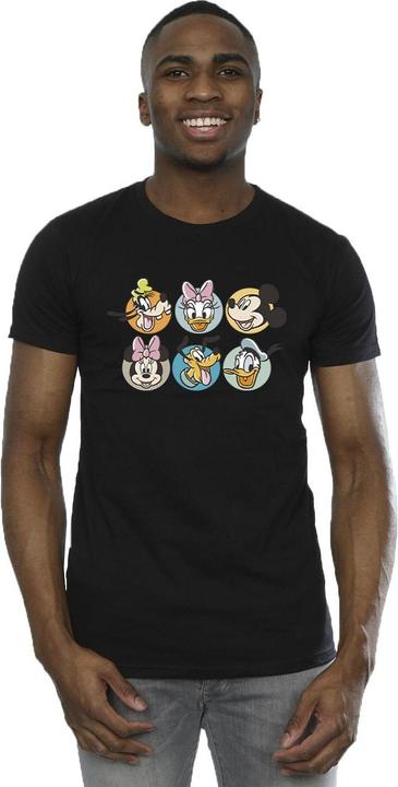 Immagine prodotto Disney Mickey Mouse And Friends Faces Maglietta Uomo (XL)