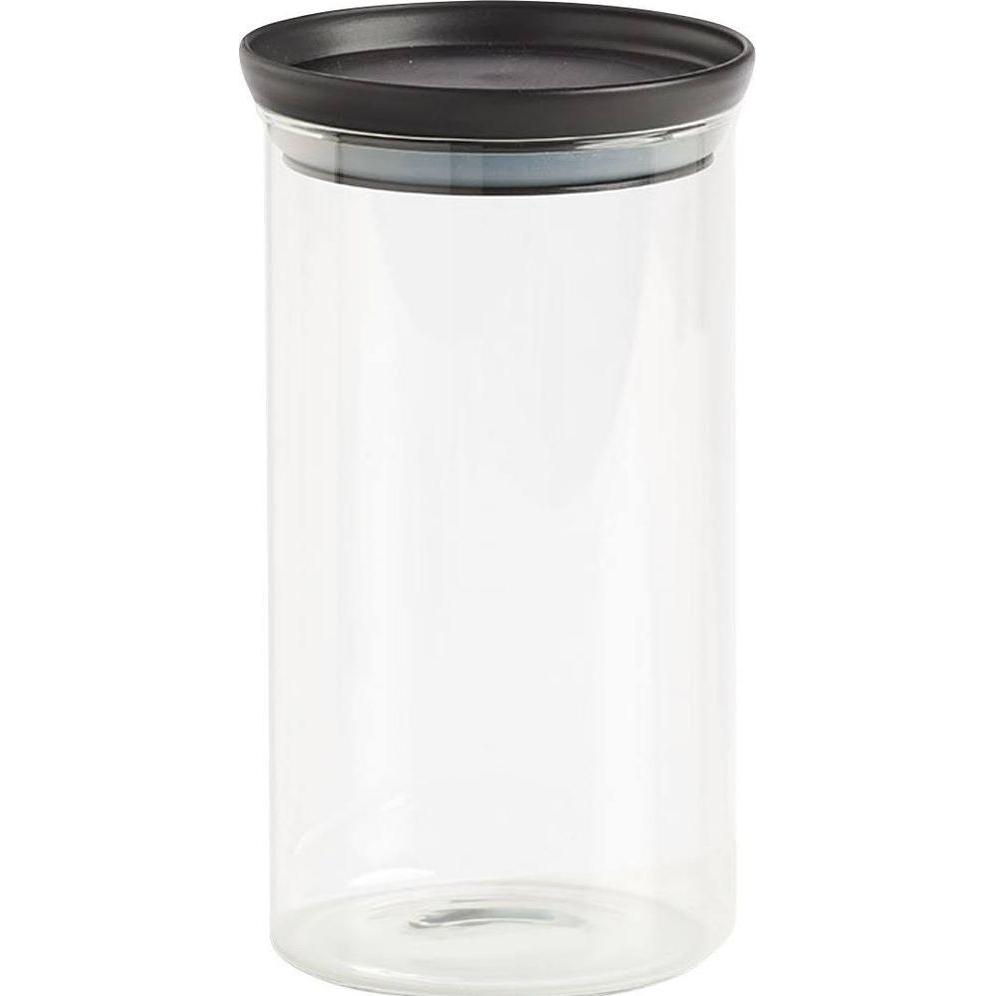 Zeller Present Frischhaltedose, Vorratsbehälter, Transparent, Schwarz