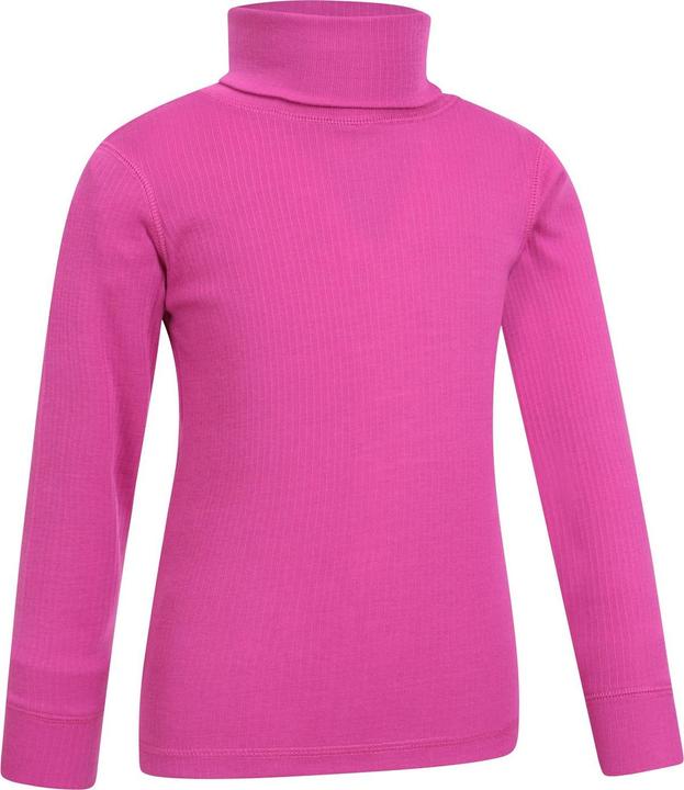 Actual product image Mountain Warehouse Childrens/Kids Talus Roll Neck Long-Sleeved Top (128)