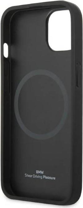 Image du produit BMW Étui BMHMP14MSLLBK iPhone 14 Plus 6,7" czarny/black hardcase Signature Logo Imprint Magsafe (Apple iPhone 14 Plus)