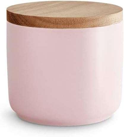 Springlane ceramic storage jars 4-piece - White and Rose