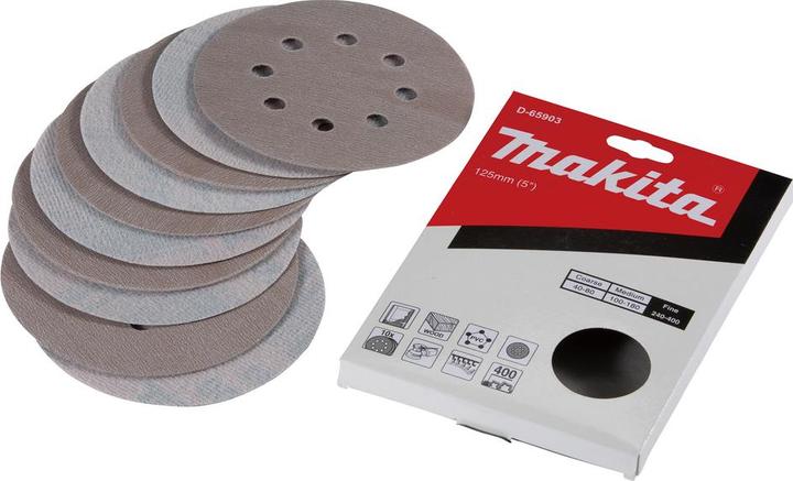 Produktbild Makita Schleifpap. Kl. 125mm K400(10) (400)
