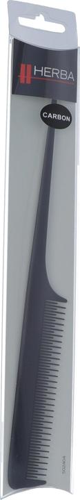 Actual product image Herba Carbon handle comb fine toothed