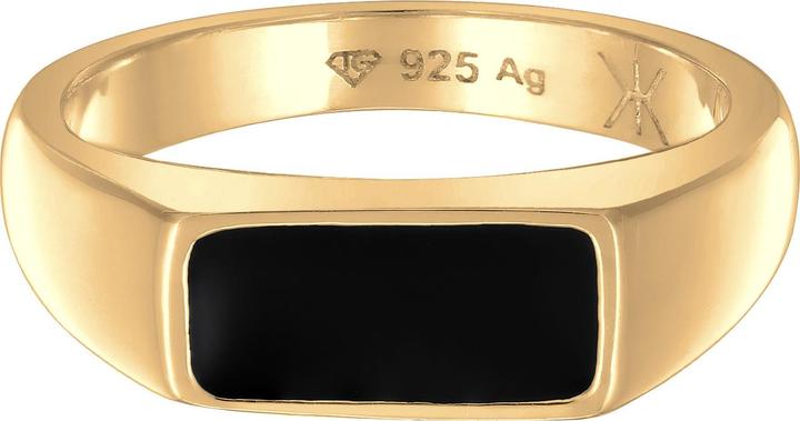 Produktbild Kuzzoi Ring Siegelring Emaille 925 Sterling Silber (60, 62)