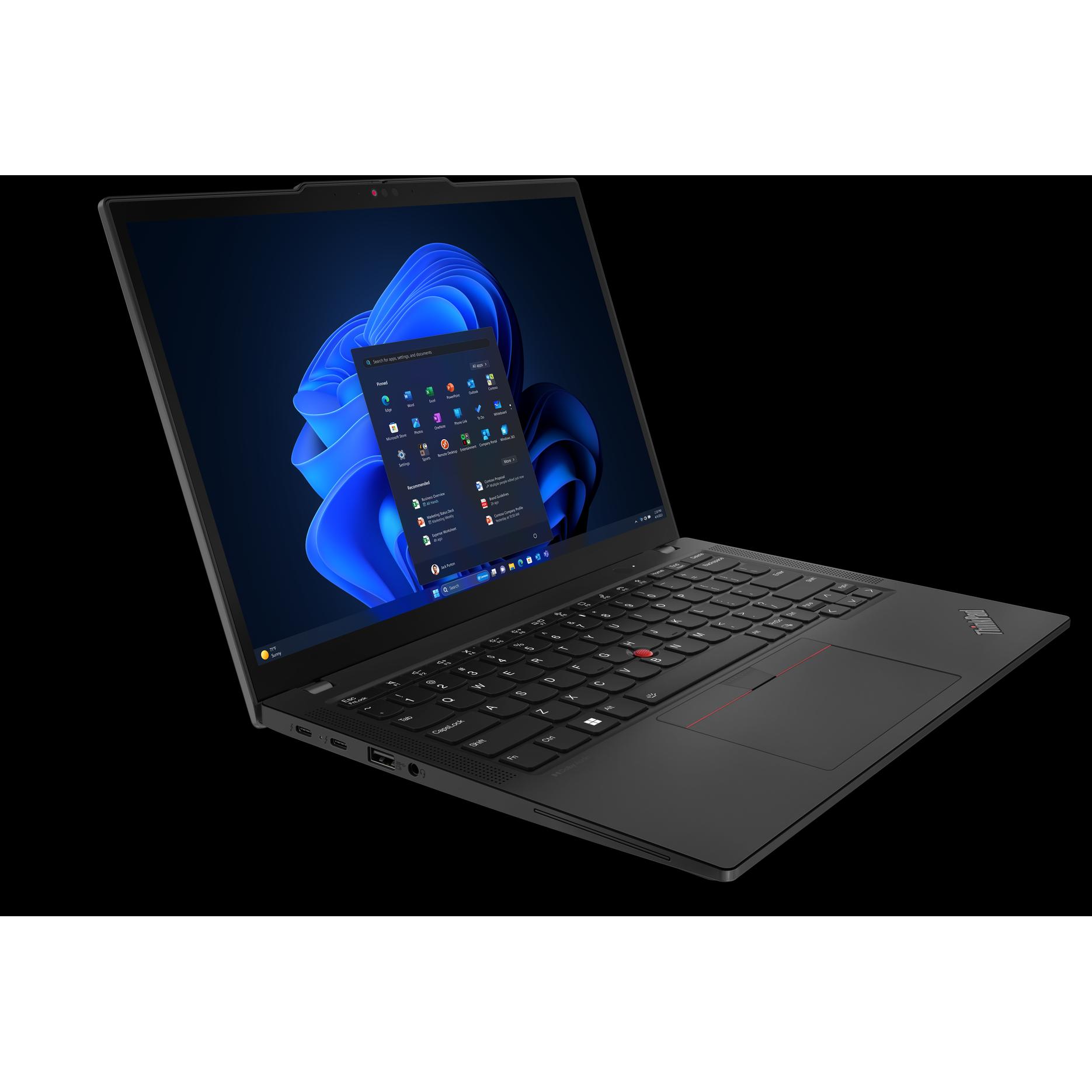 Lenovo ThinkPad X13 Gen 5 (13.30", 16 GB, 512 GB, DE), Notebook, Schwarz