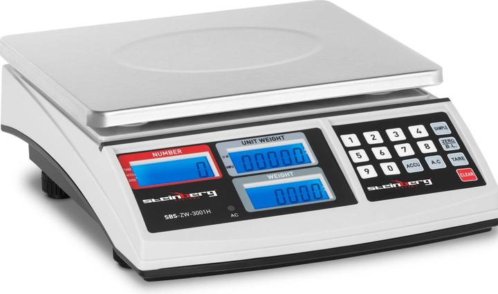 Produktbild Steinberg Zählwaage Präzisionswaage Digital-Waage Feinwaage Laborwaage Goldwaage 30kg/1g