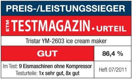 Actual product image Tristar Ym-2603