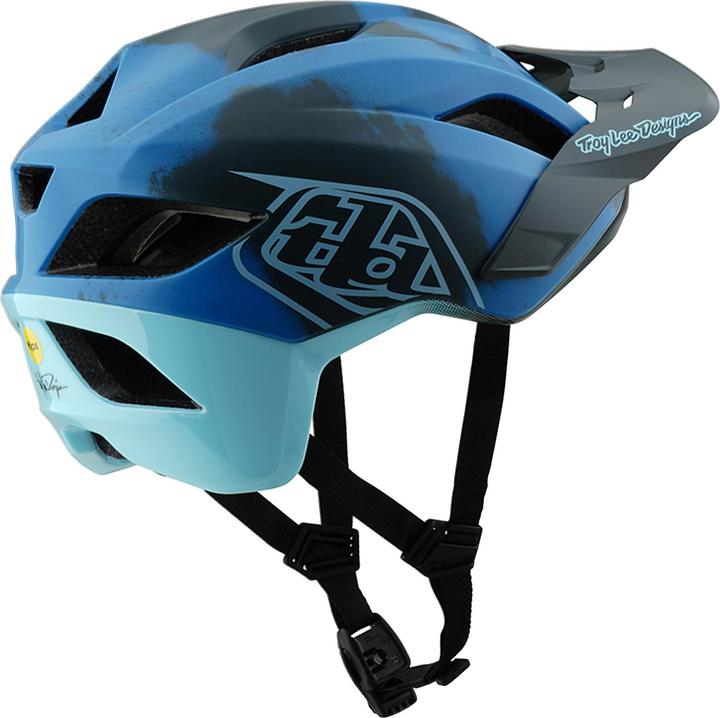 Produktbild Troy Lee Designs Flowline SE MIPS Helm, Badge, camo blue, M/L | 57-59cm