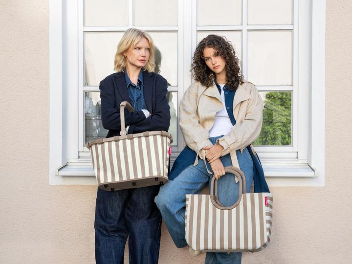 Produktbild reisenthel Einkaufskorb Loopshopper L Summerstripes Coffee
