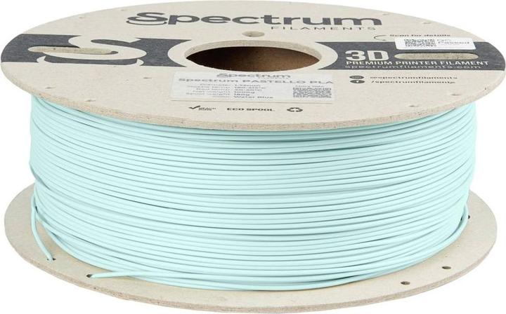 Actual product image Filament PLA Pastello water blue 1.0kg 1.75mm (PLA, 1.75 mm, 1000 g)