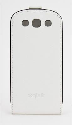 Produktbild Xqisit Flip Leather Case für Galaxy S III - Weiss (Samsung Galaxy S III)