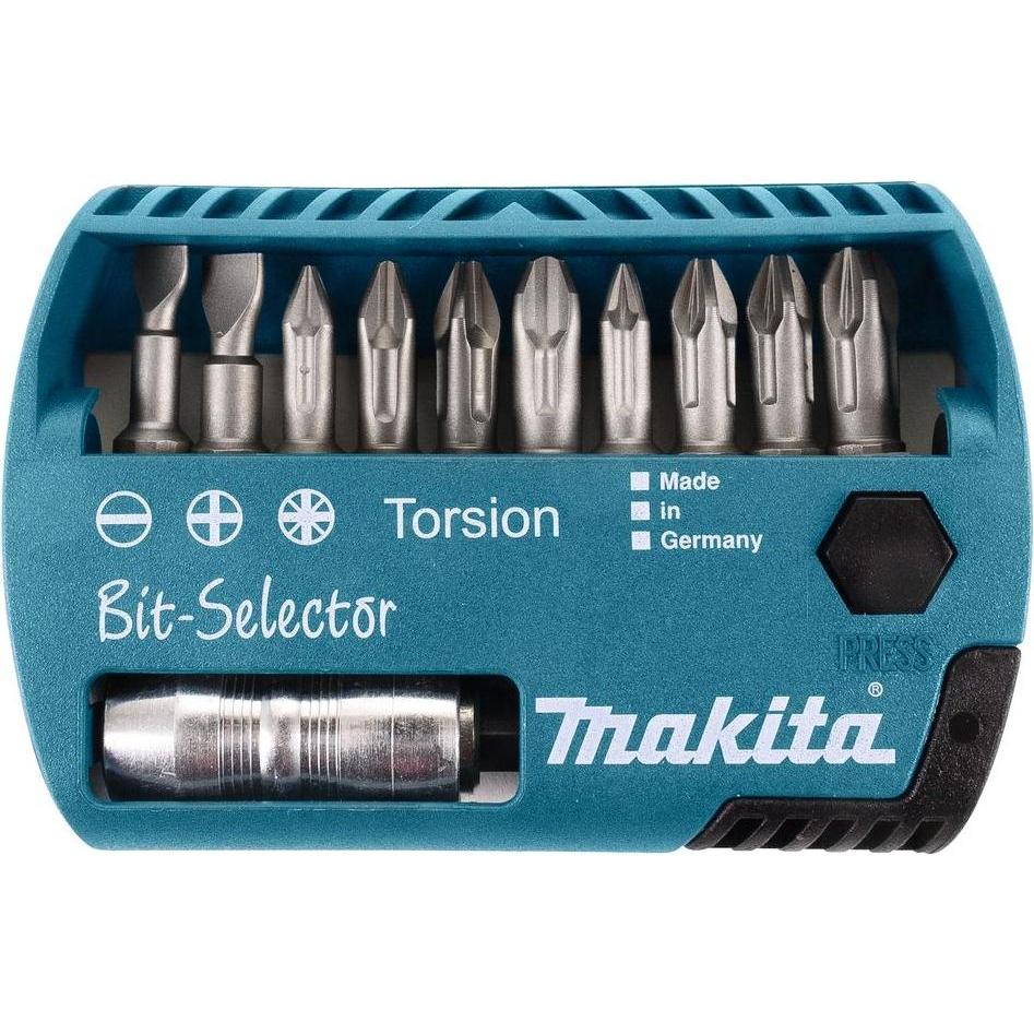 Makita, Chiave a bussola, P-53730 Set di bit 11 pz "clicfix"