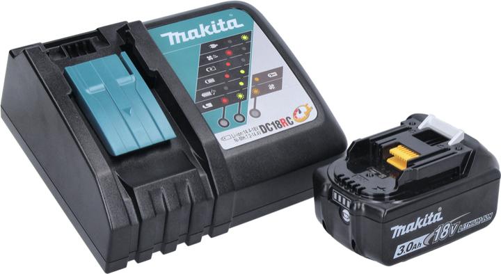 Produktbild Makita DPJ 180 RF1 Akku Nutfräse 18 V 100 mm + 1x Akku 3,0 Ah + Ladegerät