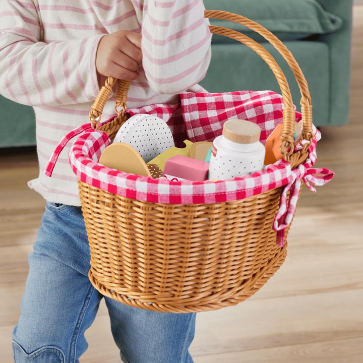 Productafbeelding Fisher-Price Houten picknickmand set