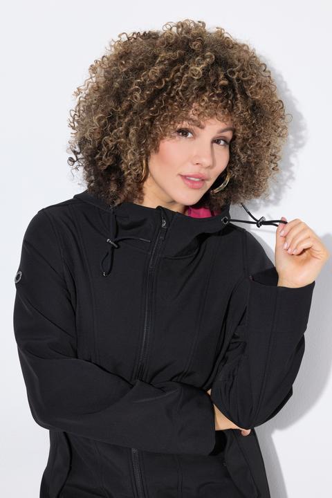 Produktbild Ulla Popken HYPRAR Softshelljacke, wasserabweisend, 2-Wege-Zipper (54)
