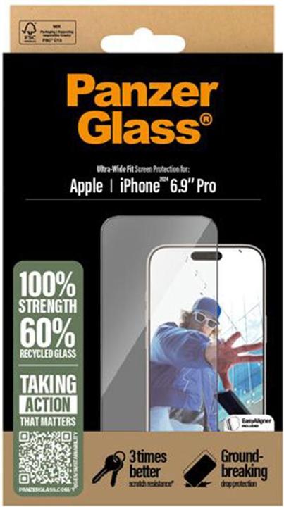 Image du produit PanzerGlass Ajustement ultra-large (1 pièce(s), Apple iPhone 16 Pro Max)