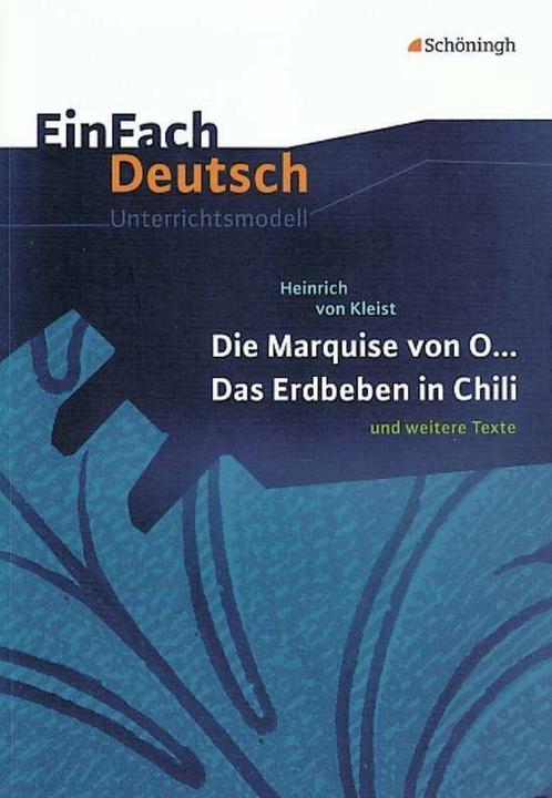 Produktbild Heinrich von Kleist: Die Marquise von O... / Das Erdbeben in Chili (Deutsch, Christine Mersiowsky, 2009)